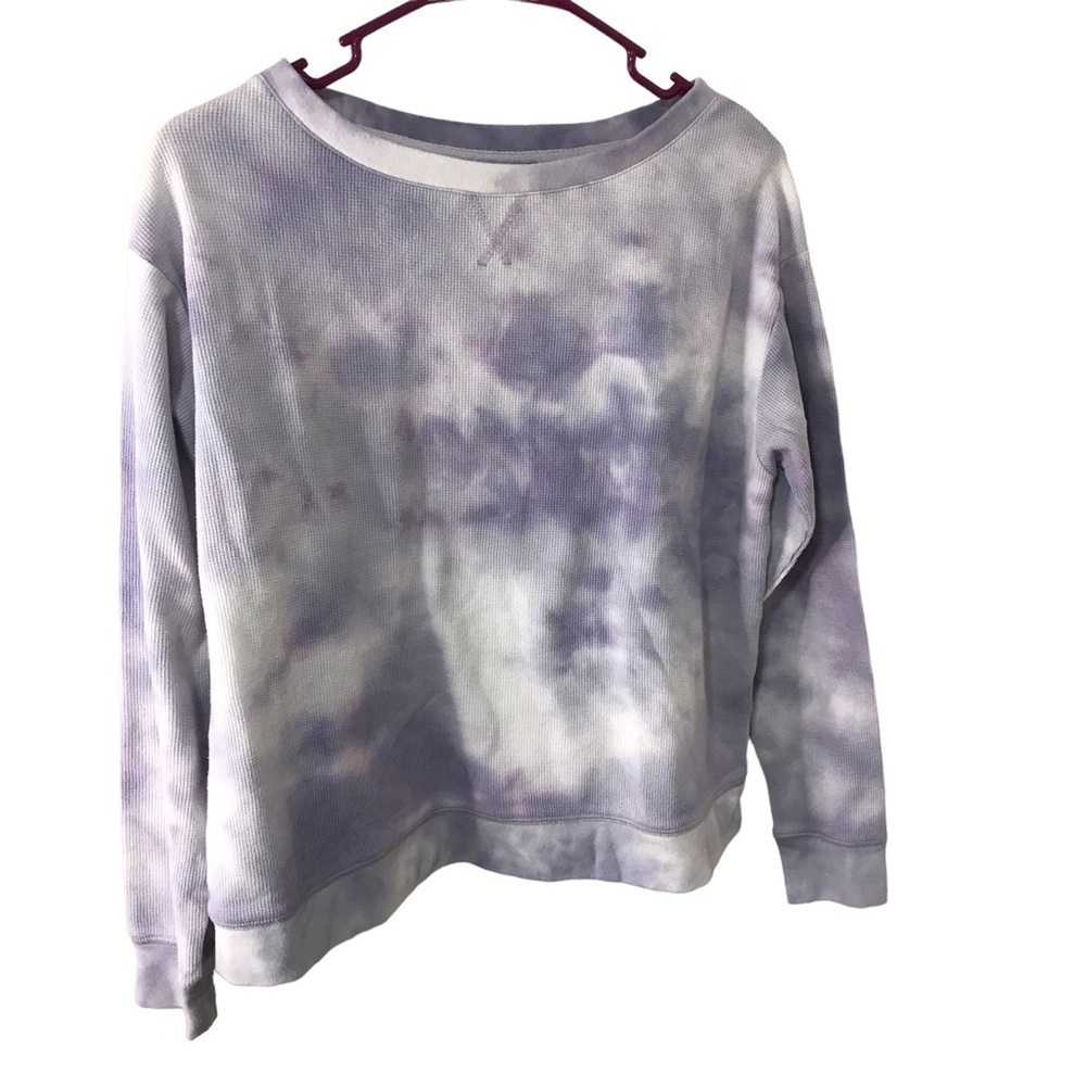 3/$15 Splendid lavender tie dye pullover top/ sweater size Small